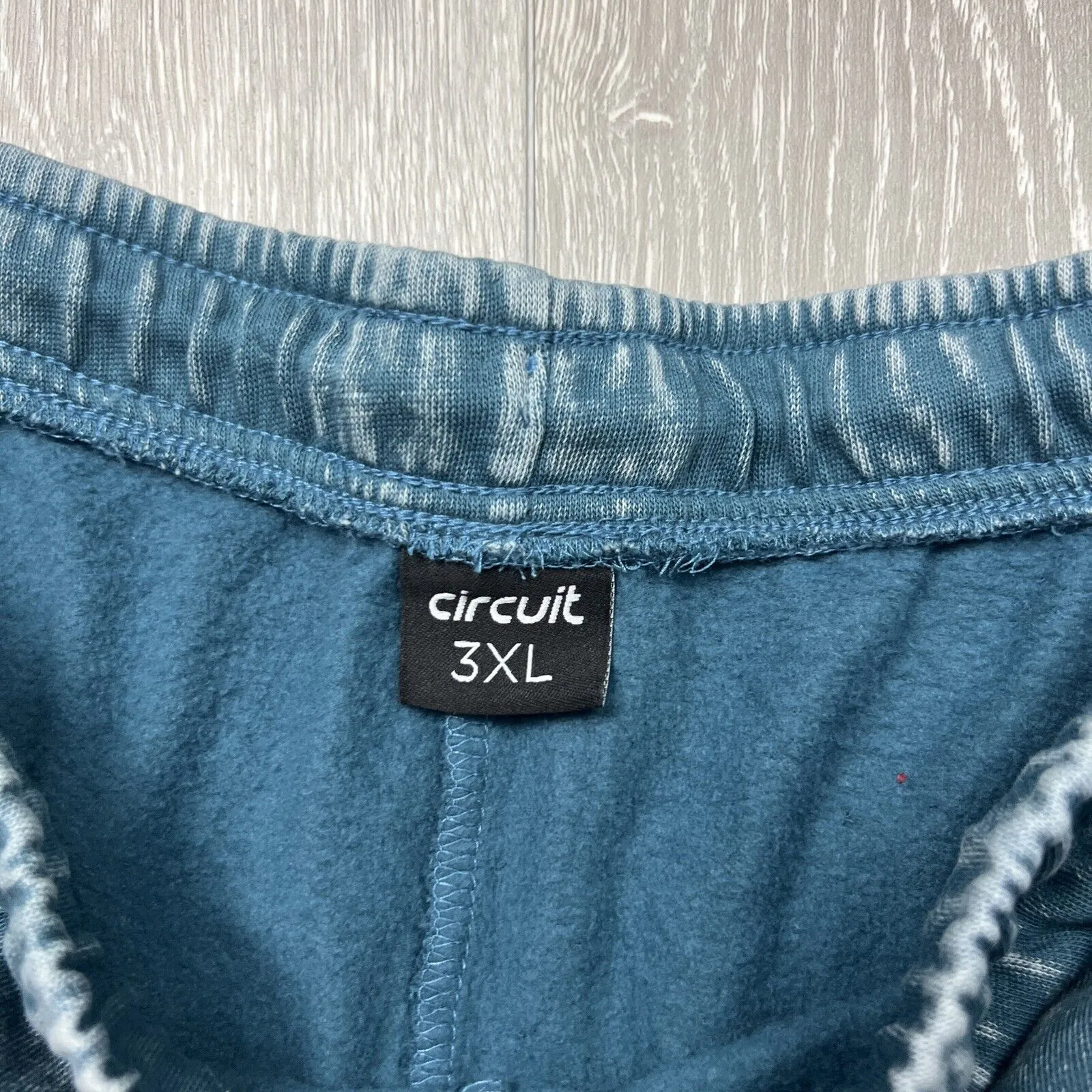 Circuit Men’s Teal Acid Wash Trackies Joggers Size 3XL (New)
