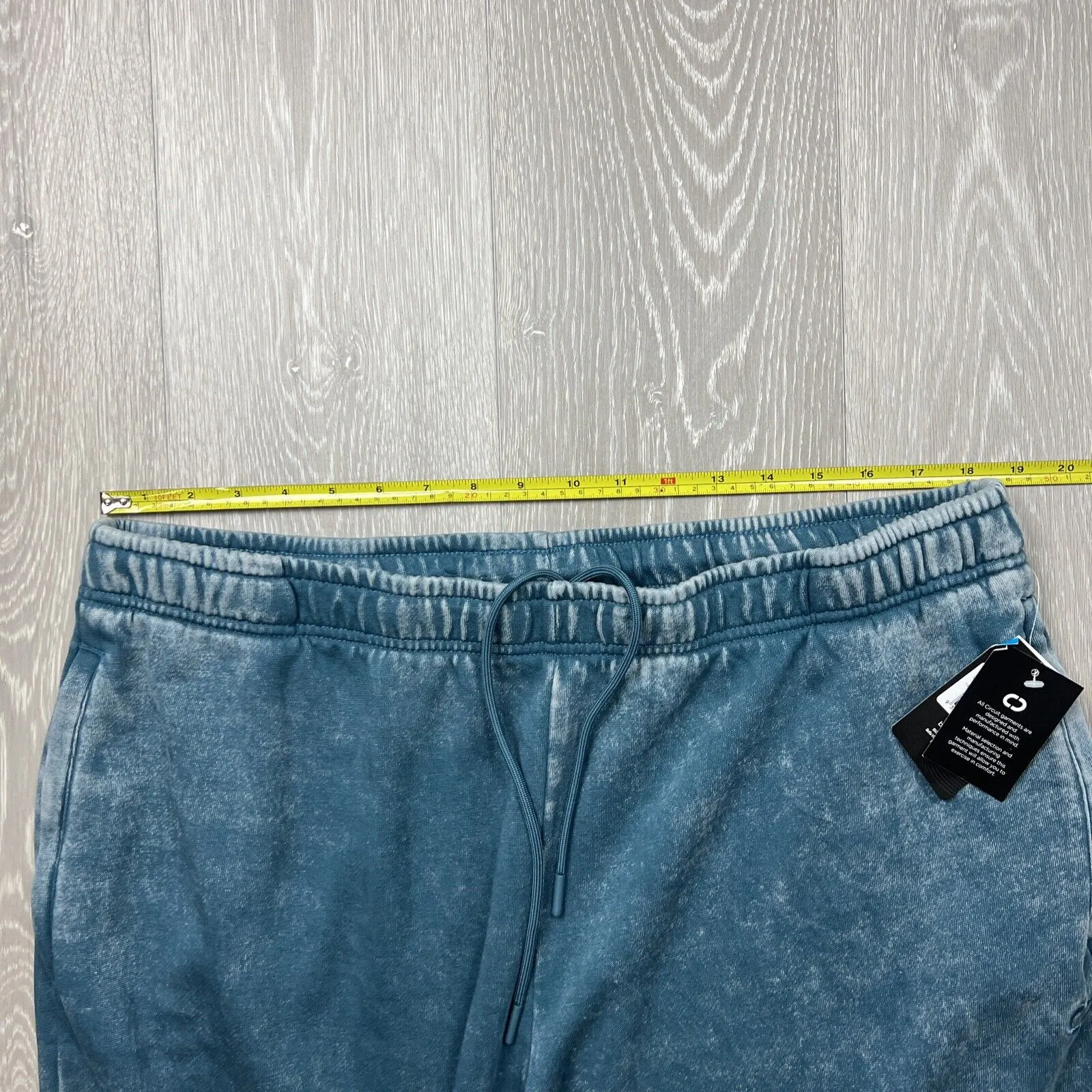 Circuit Men’s Teal Acid Wash Trackies Joggers Size 3XL (New)