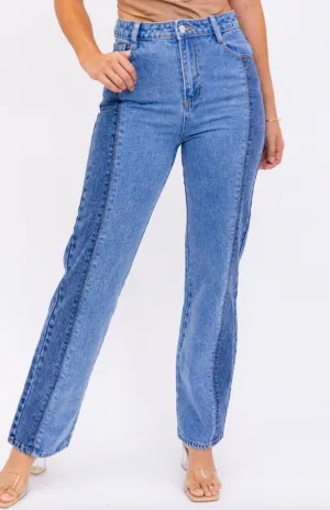 Color Block Jeans