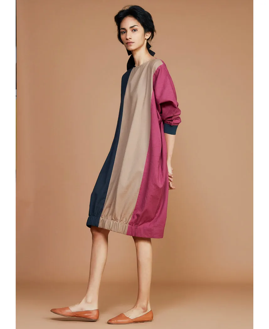 Colour Block Shift Dress