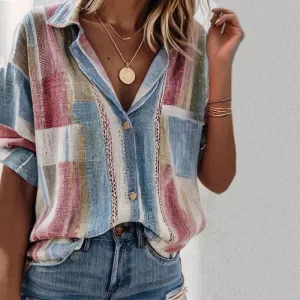 Consuelo® | Striped blouse with buttons