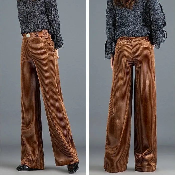 Corduroy Flared Trousers