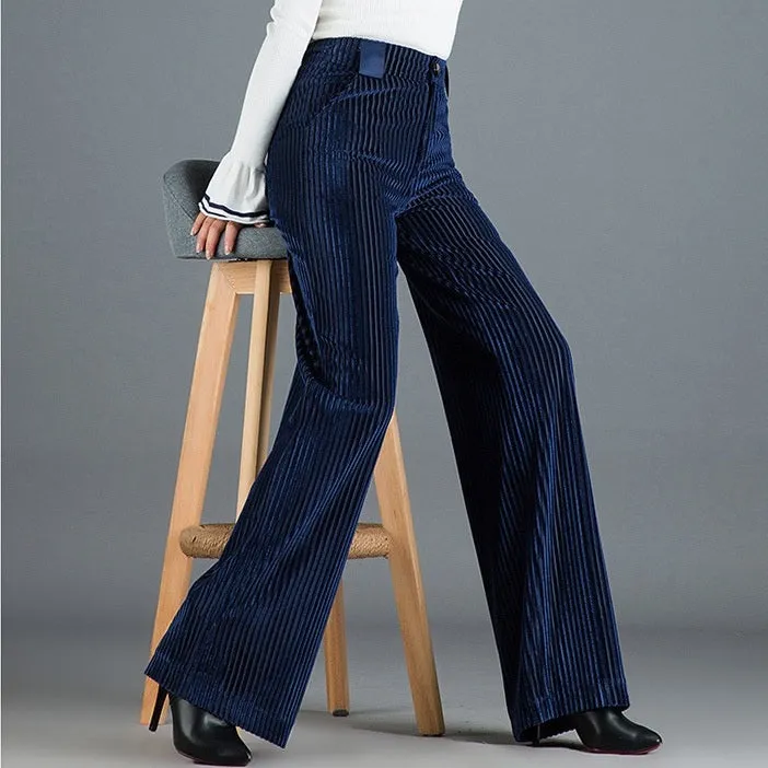 Corduroy Flared Trousers