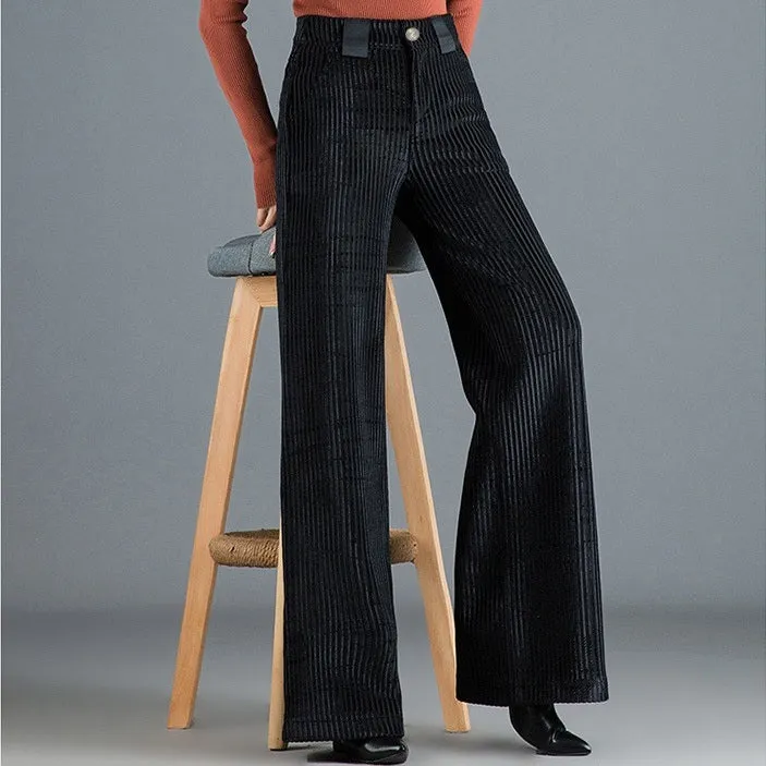 Corduroy Flared Trousers