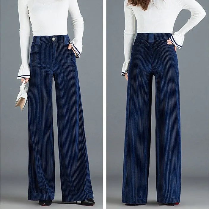 Corduroy Flared Trousers