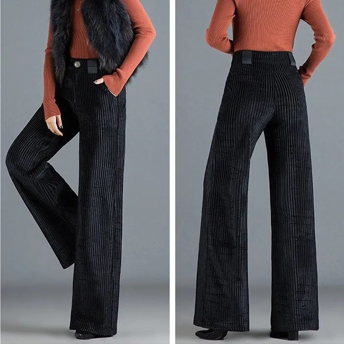 Corduroy Flared Trousers