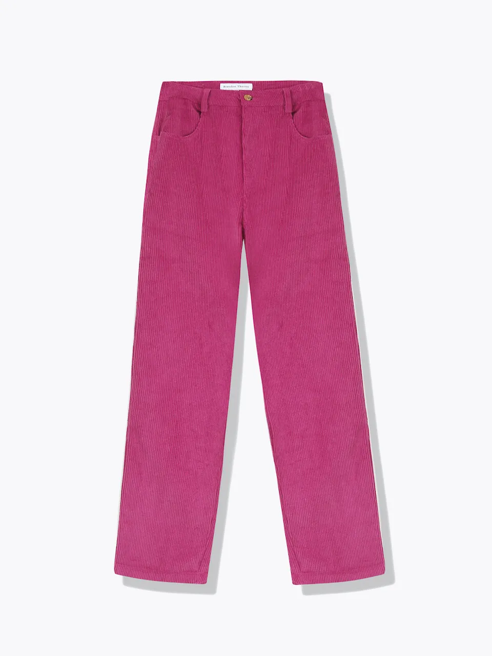 Corduroy Pants-Mulberry