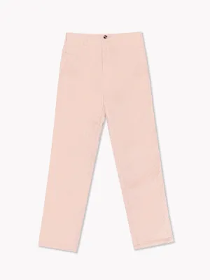 Corduroy Pants-Nude