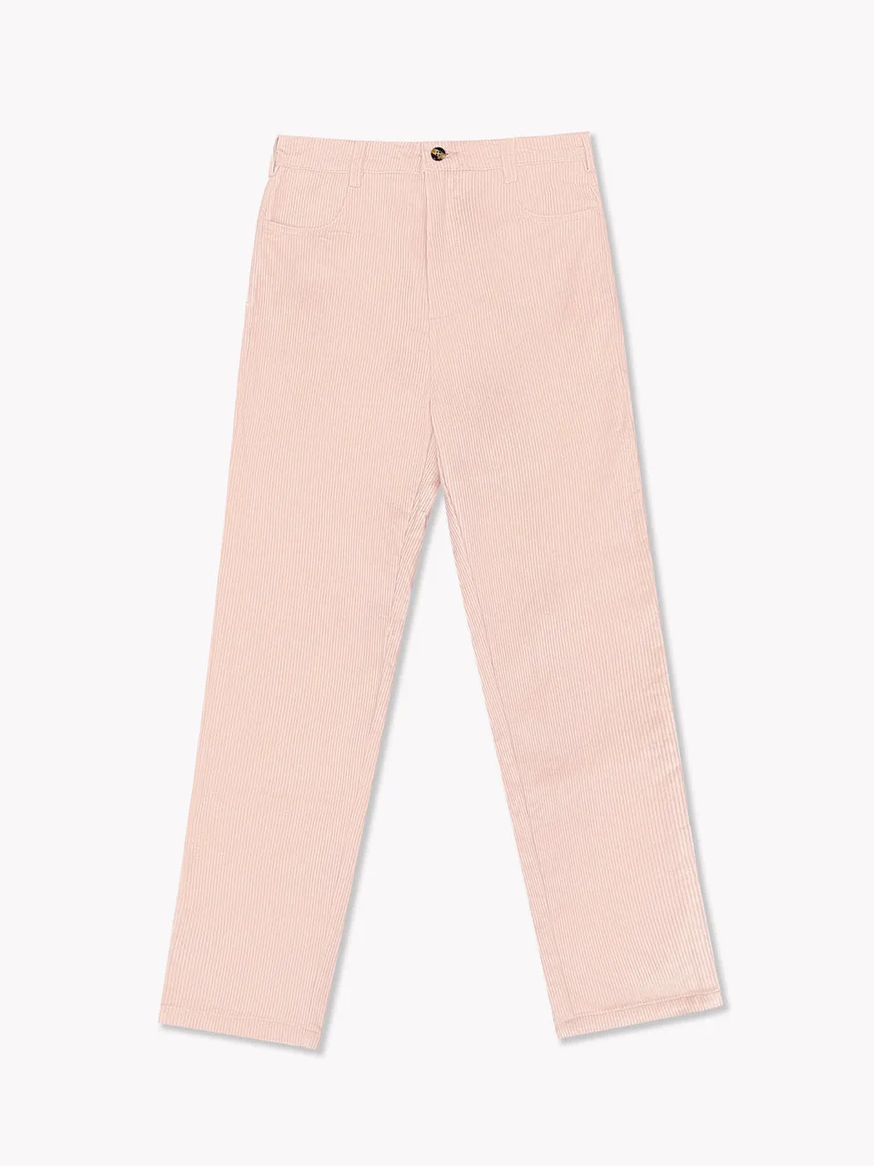 Corduroy Pants-Nude