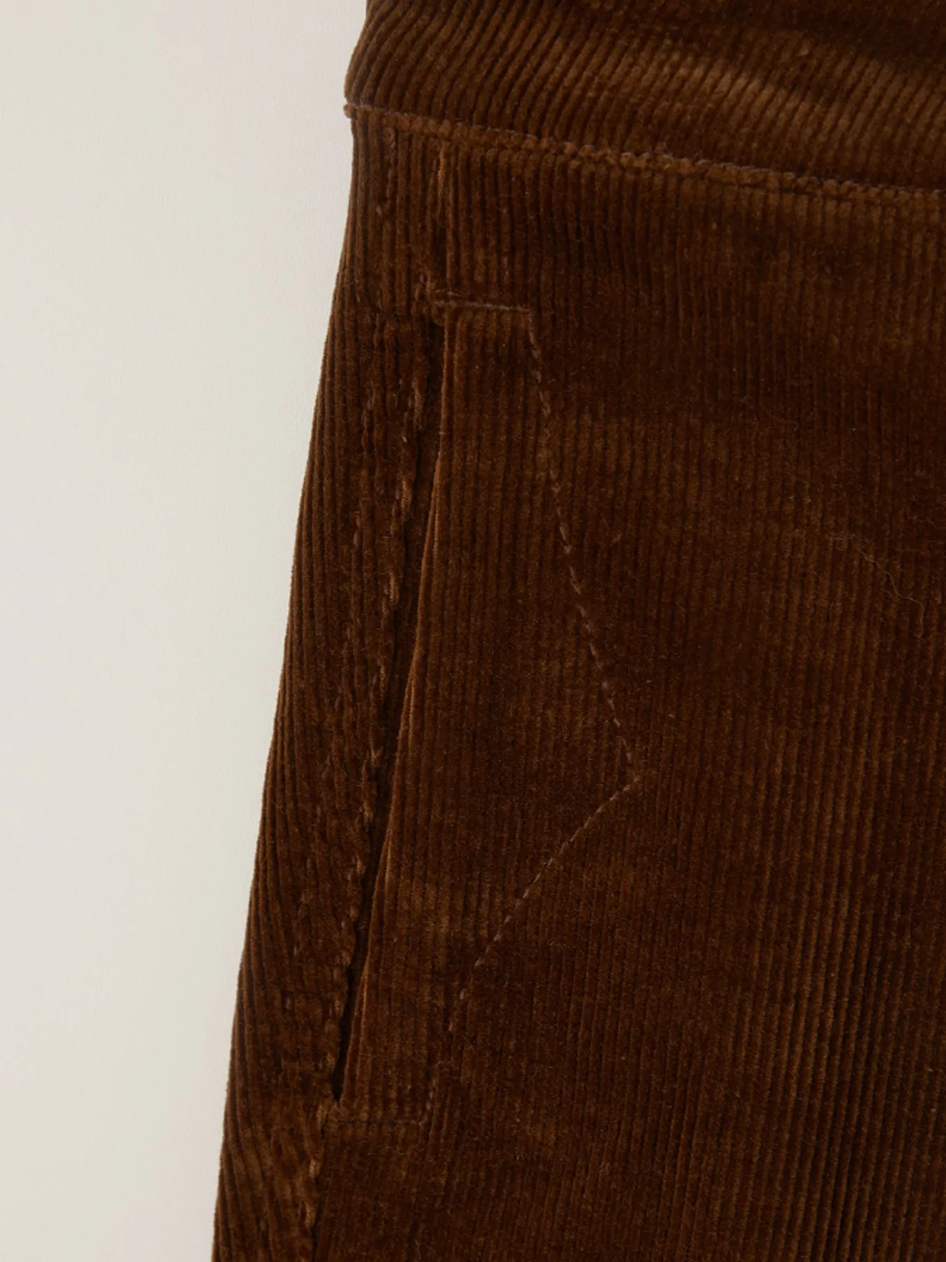 Corduroy Straight Pants