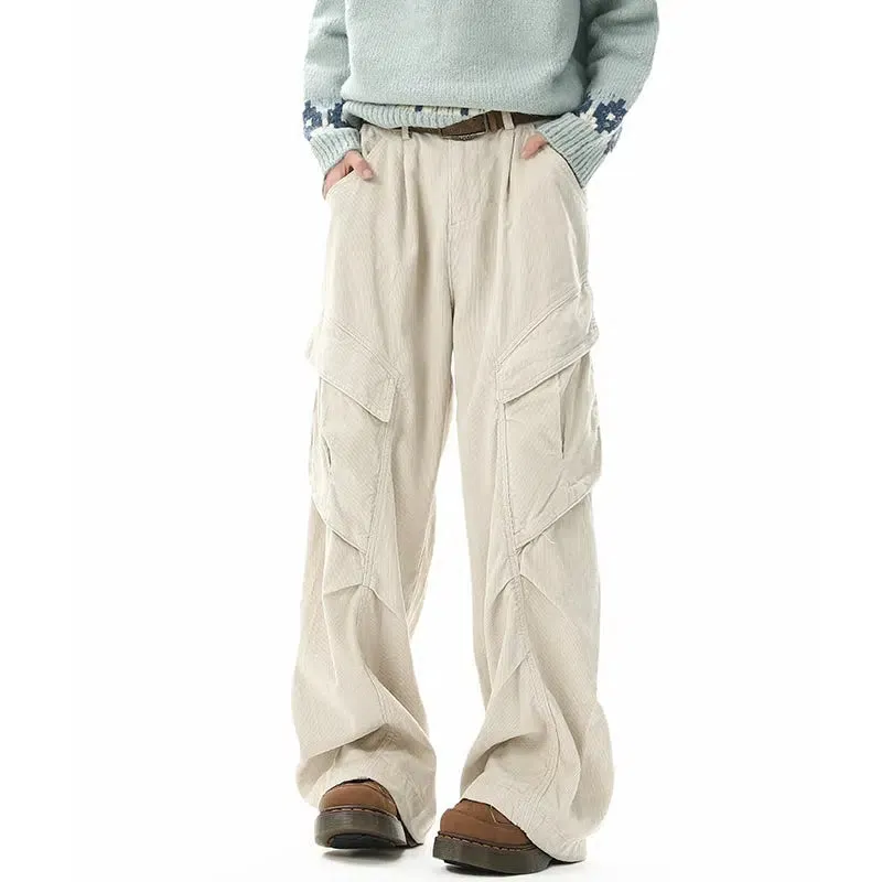 Corduroy Wide-leg Pants
