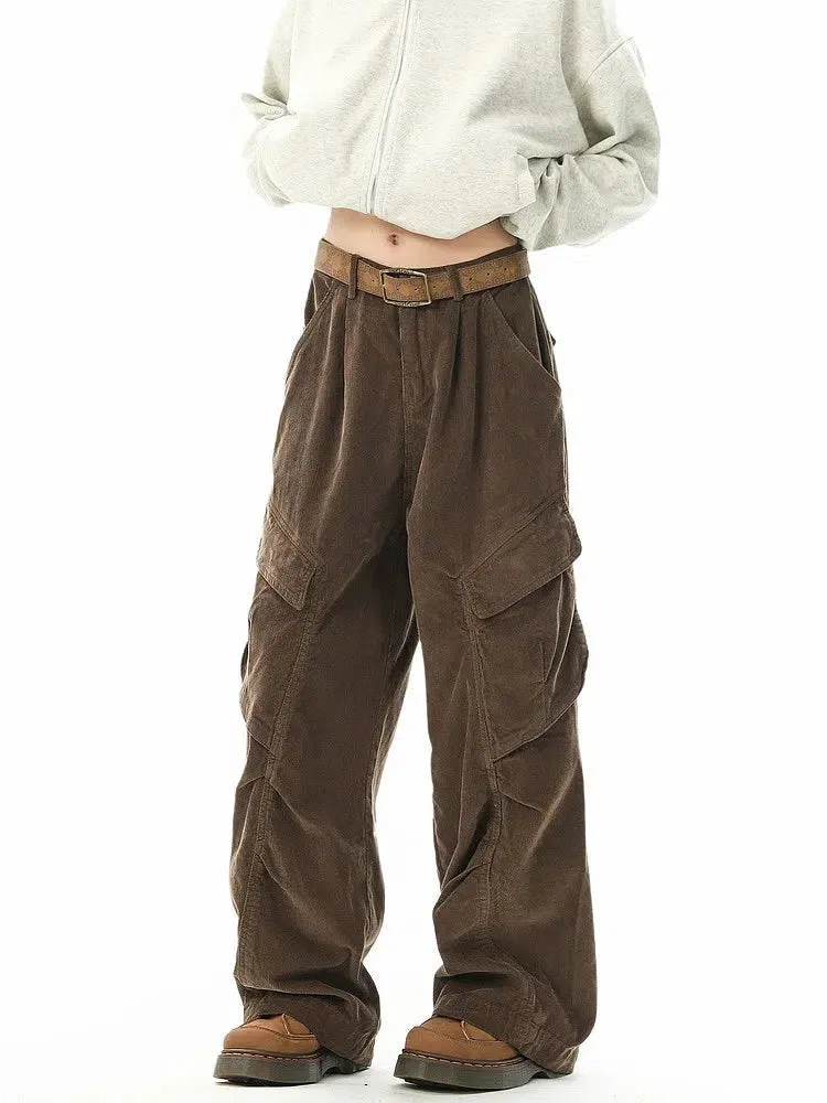 Corduroy Wide-leg Pants