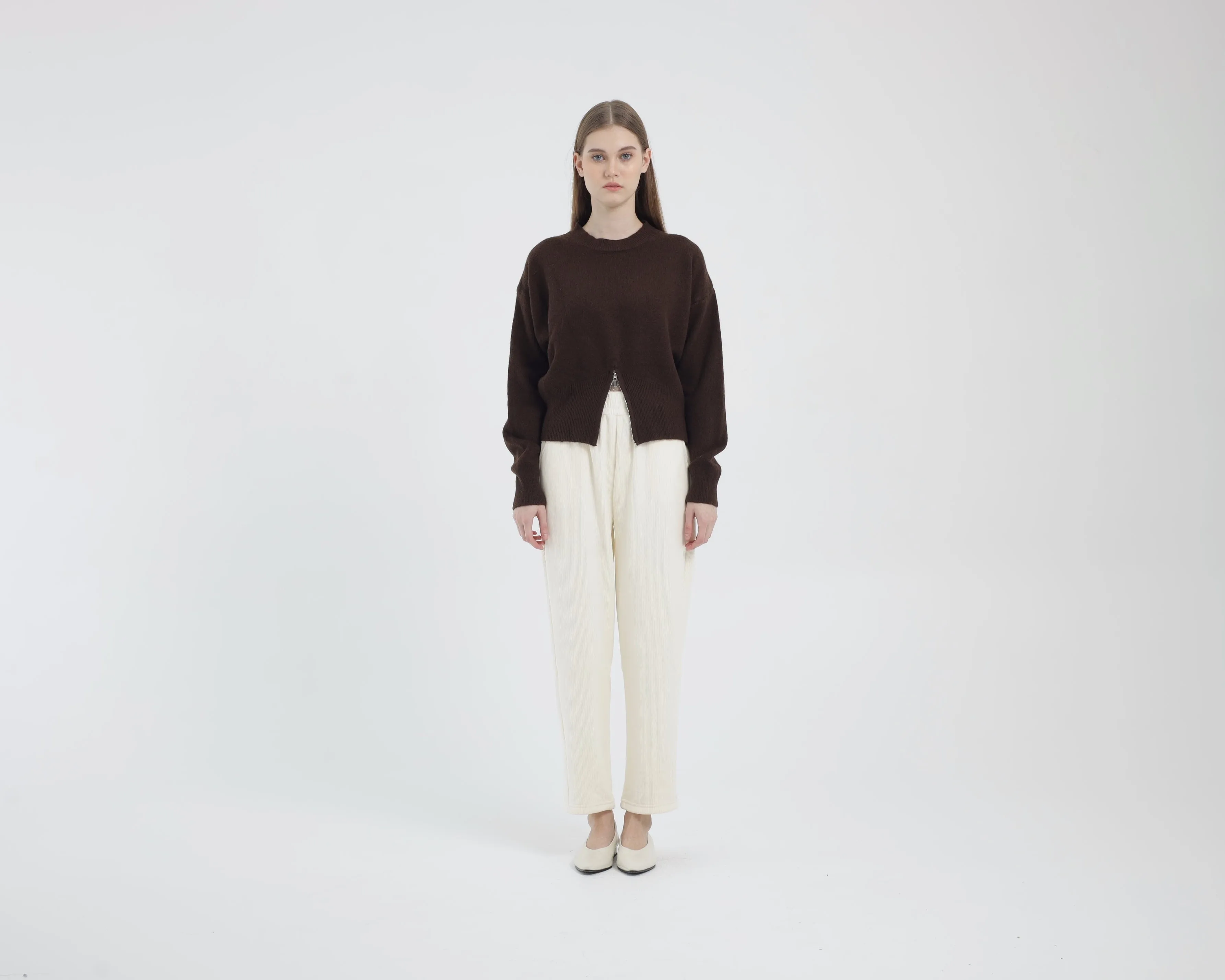 Cream Ultrasoft Winter Relaxed Pants