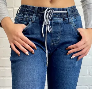 Cudi denim joggers