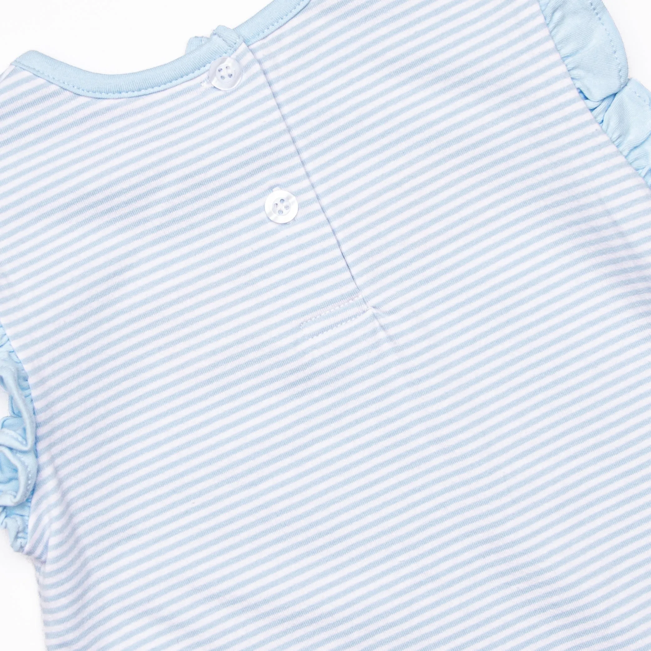 Cute and Crabby Applique Dress, Blue