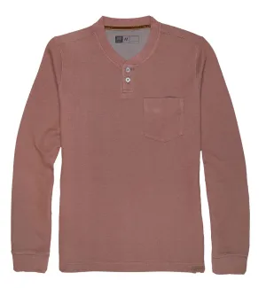 Dakota Grizzly | Remy | 2-Button Henley Shirt | Men's | Russet