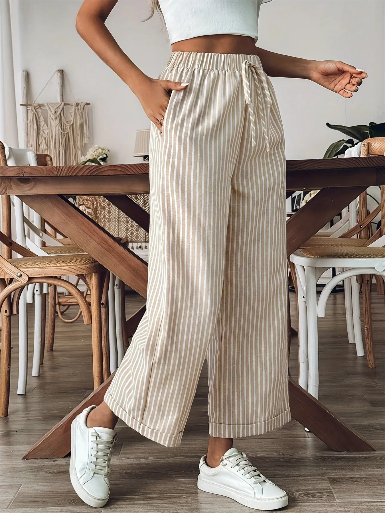 Dawn® | Striped trousers