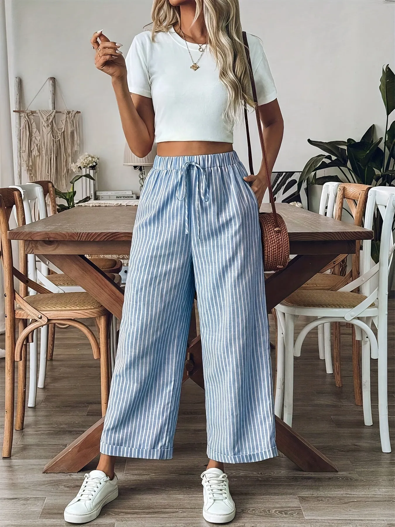 Dawn® | Striped trousers