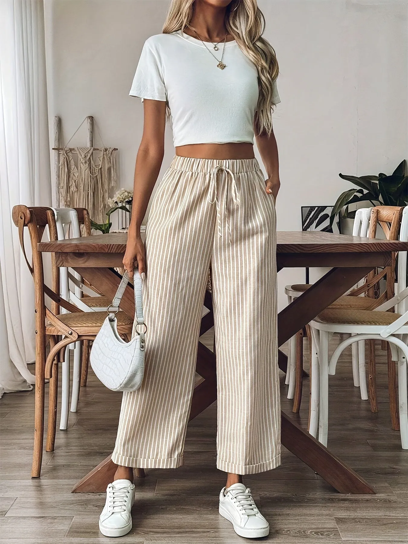 Dawn® | Striped trousers