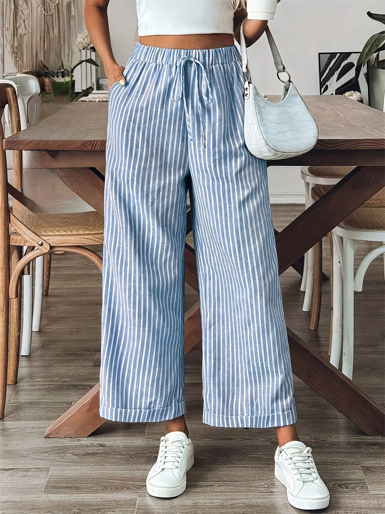 Dawn® | Striped trousers