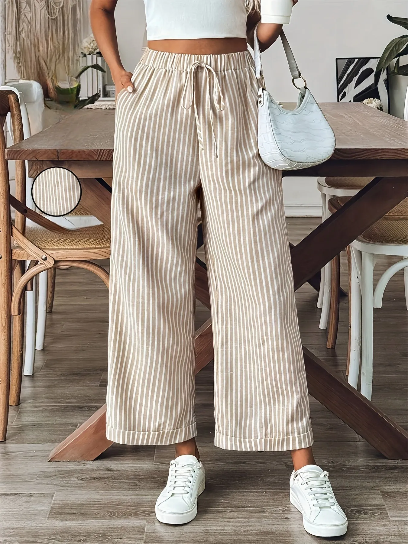 Dawn® | Striped trousers
