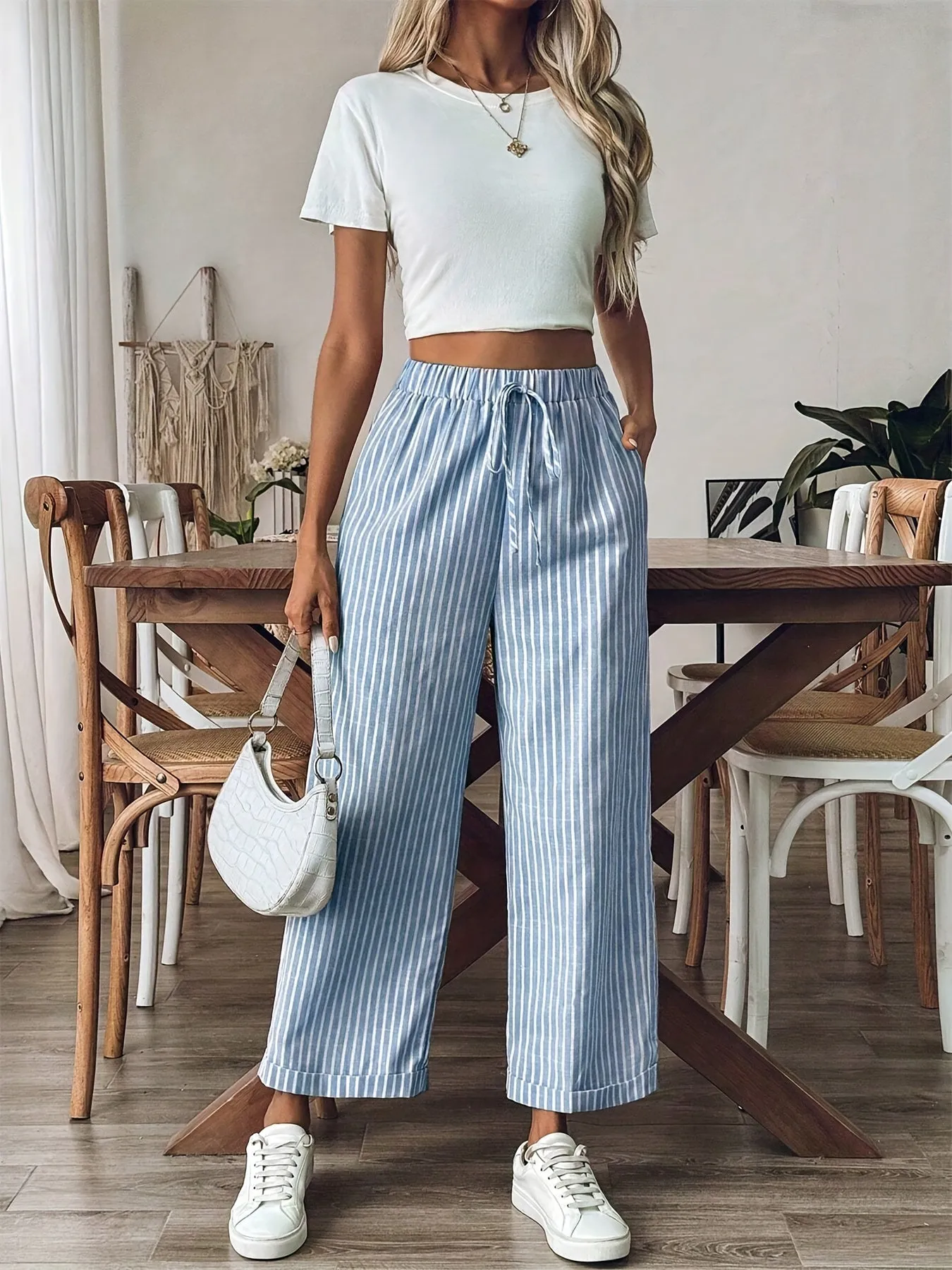Dawn® | Striped trousers