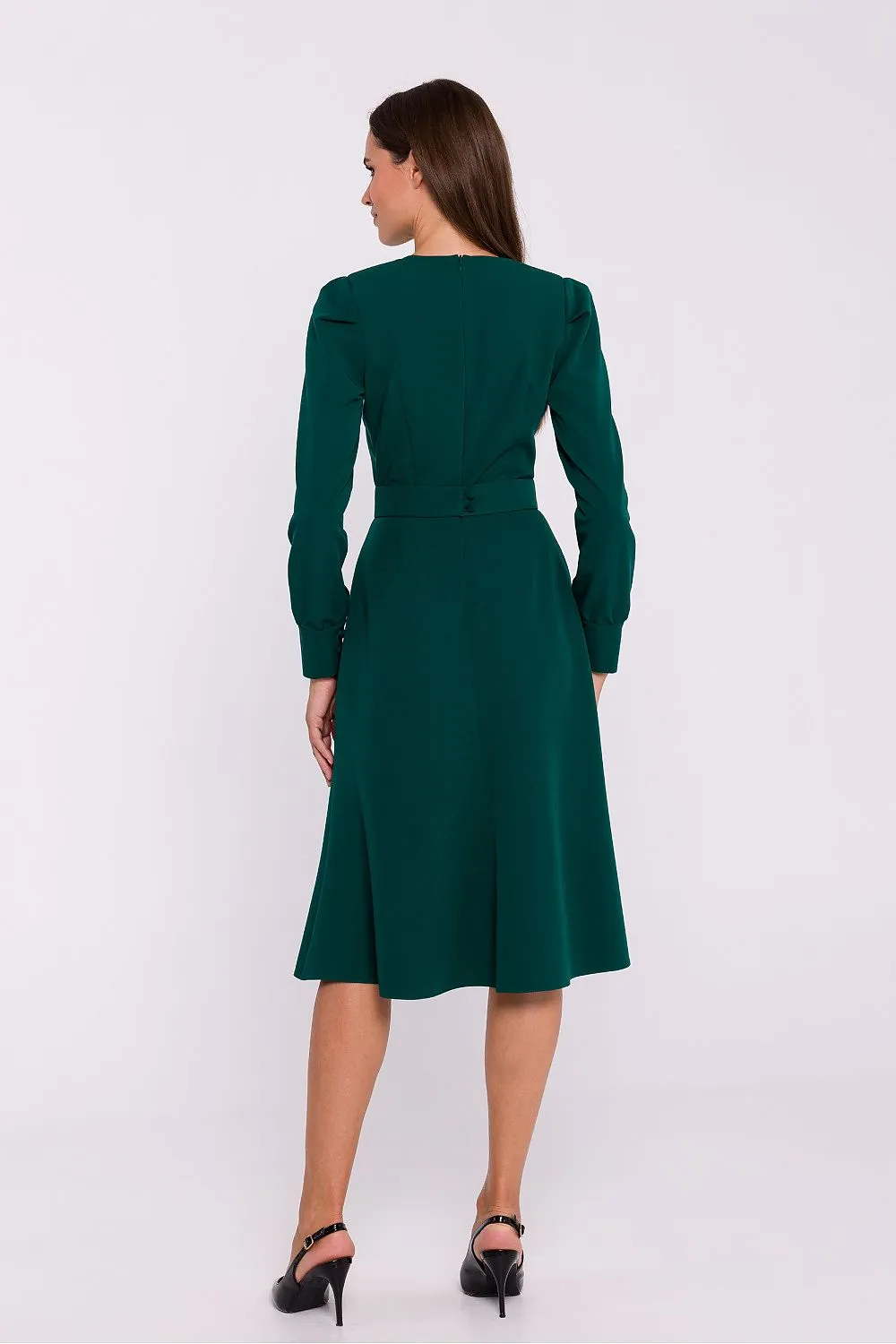 Day-dress Poly Viscose Casual Knee-Length Shift Dress