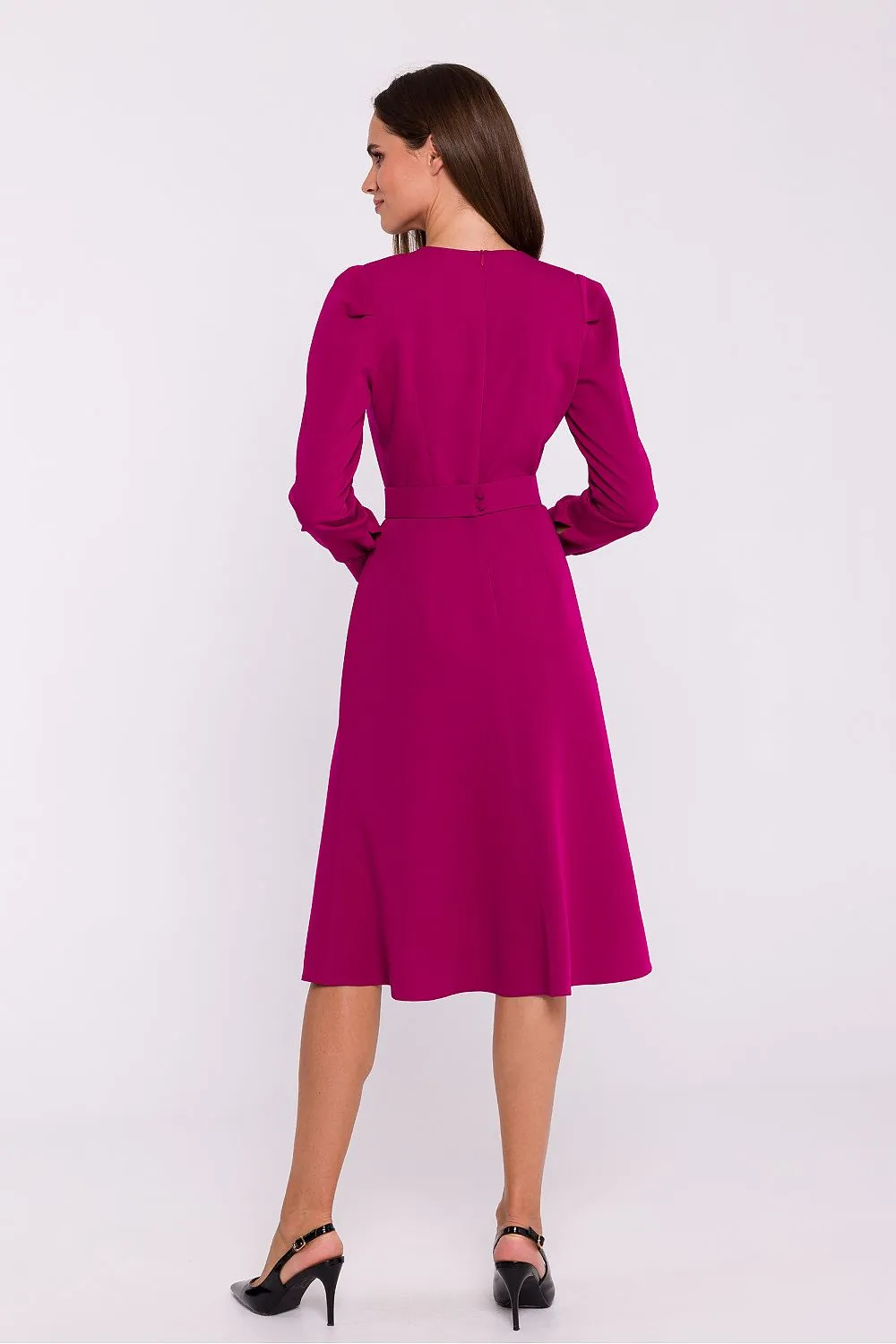 Day-dress Poly Viscose Casual Knee-Length Shift Dress