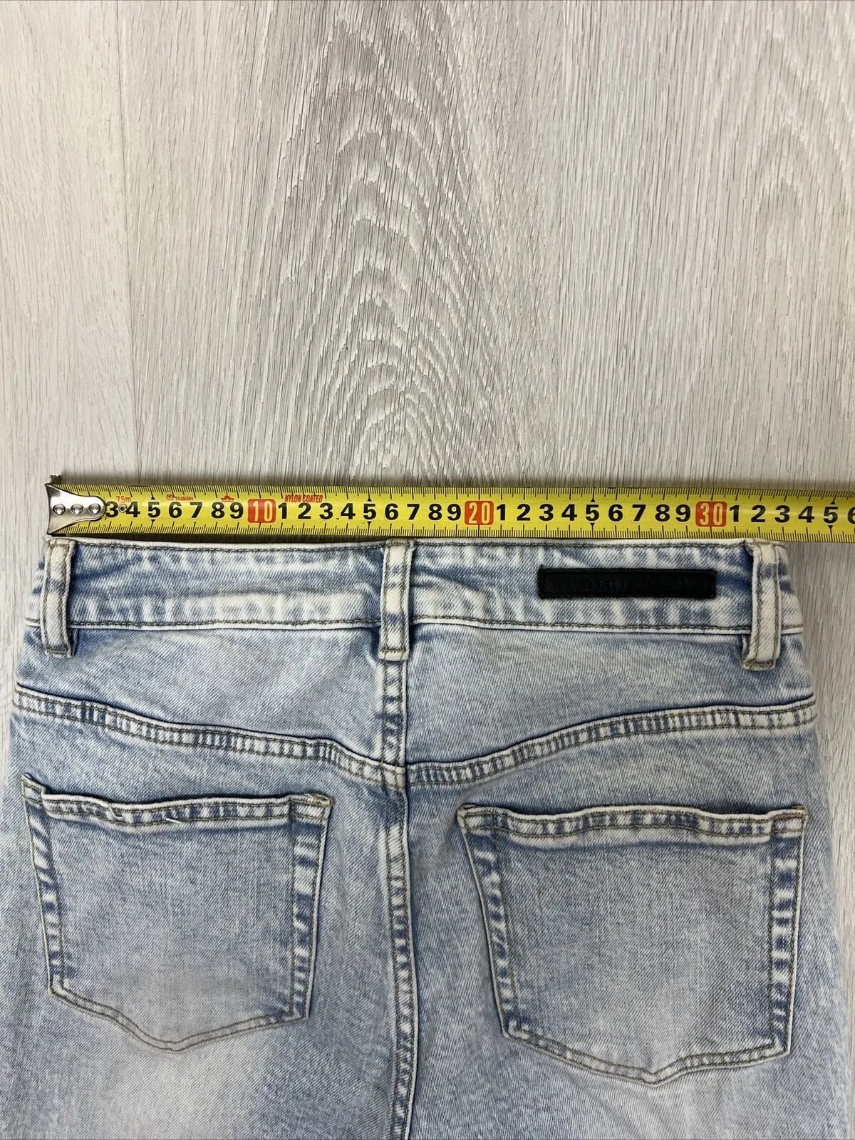 Decjuba Denim Womens Blue Light Wash Jeans Size 8