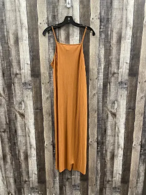 Dress Casual Maxi By A New Day In Bronze, Size: L