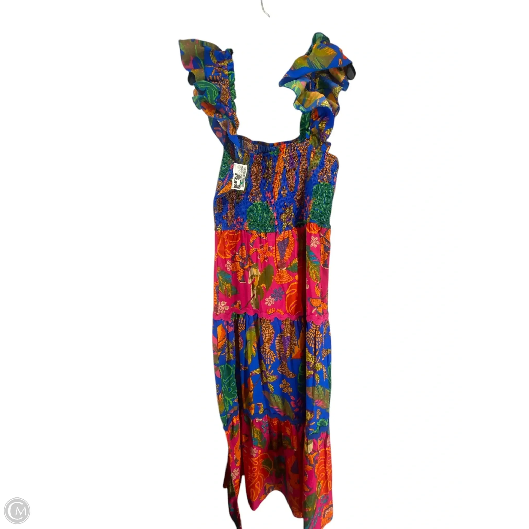 Dress Casual Maxi By Clothes Mentor In Tropical Print, Size: L