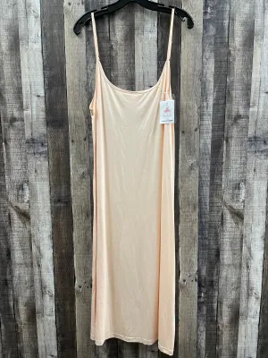 Dress Casual Midi By Cmf In Peach, Size: Xl