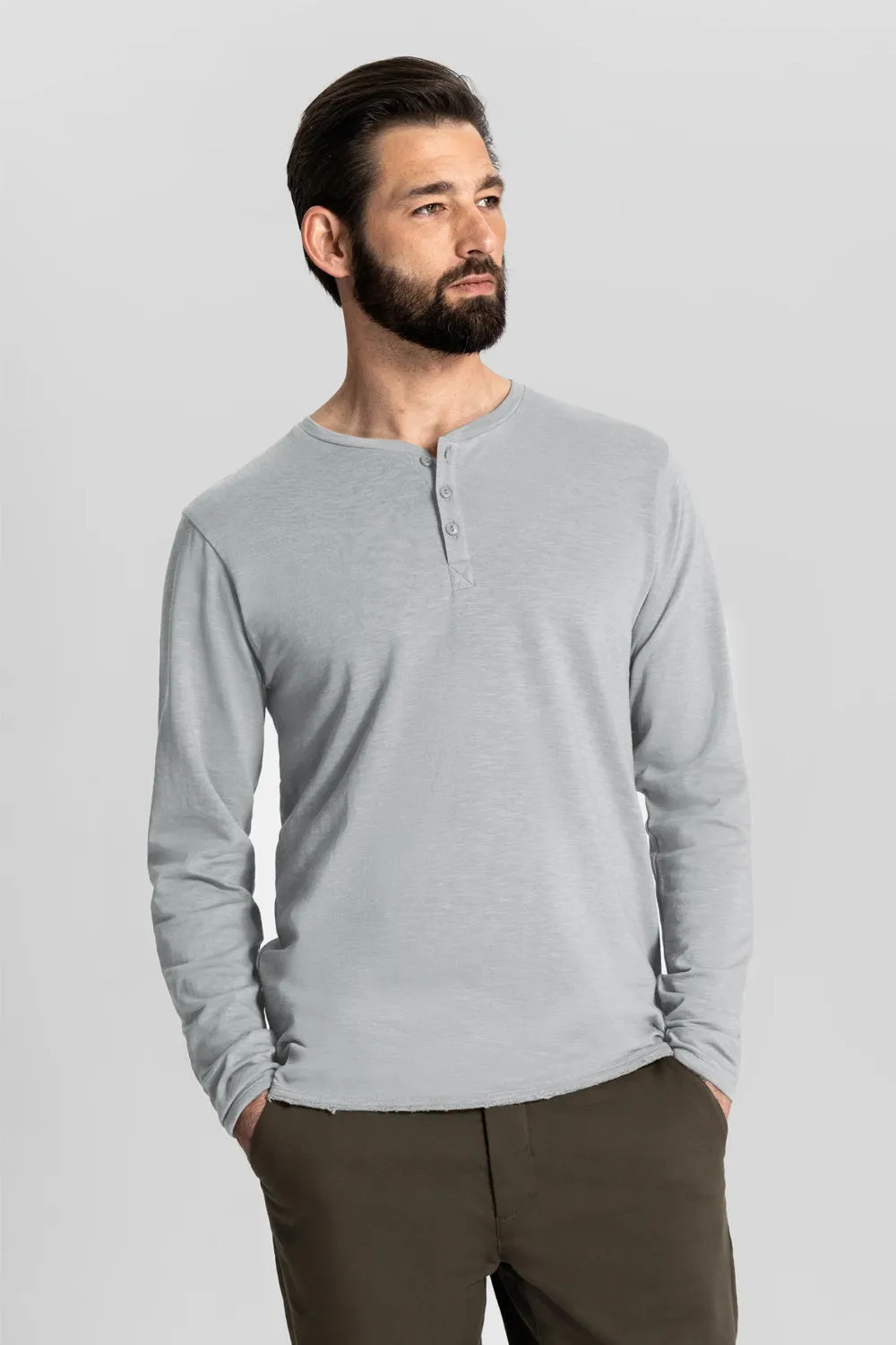 DSTREZZED NEWMAN L/S HENLEY 220034