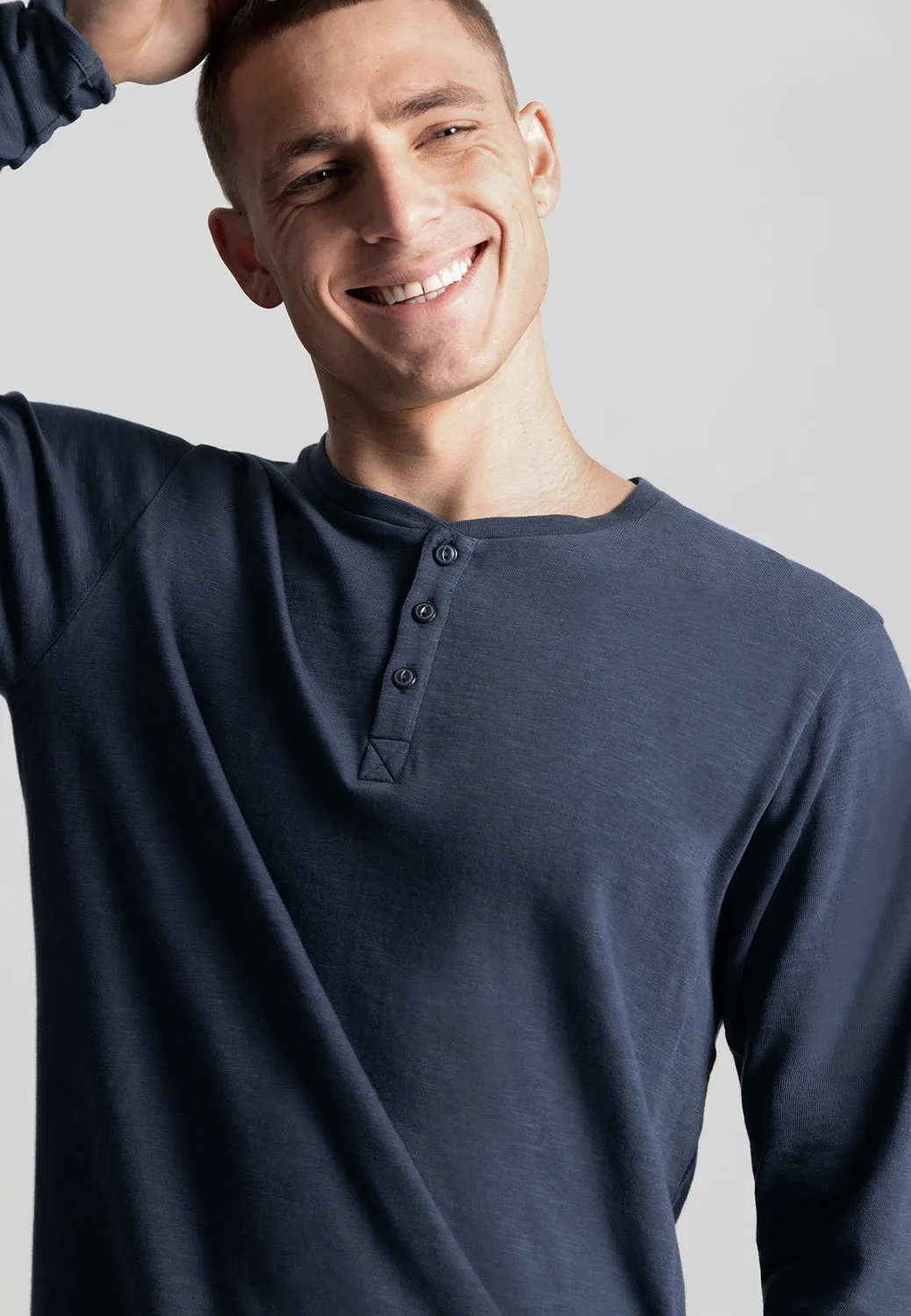 DSTREZZED NEWMAN L/S HENLEY 220034