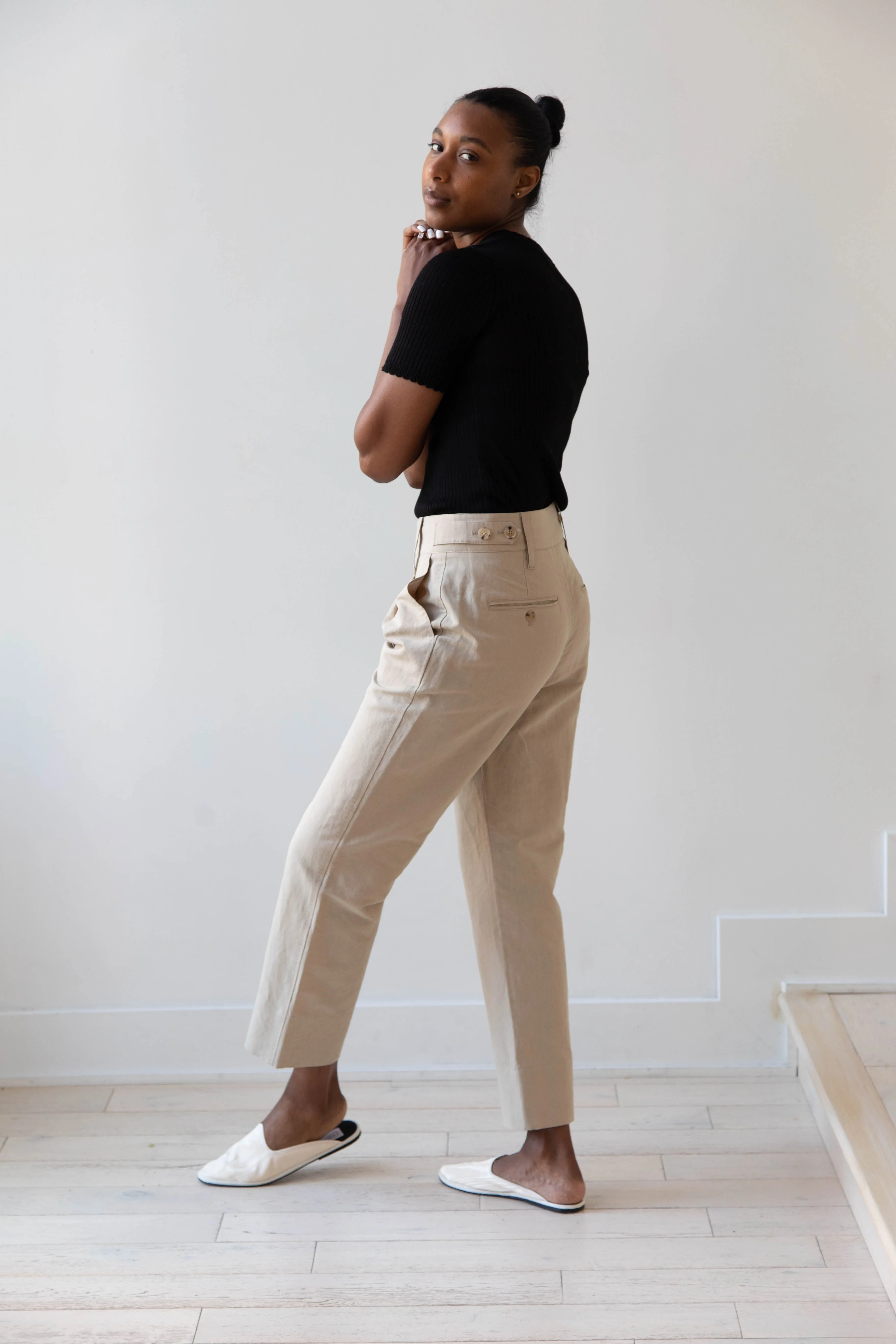 EASTBYEASTWEST | Cotswold Trouser in Matchstick