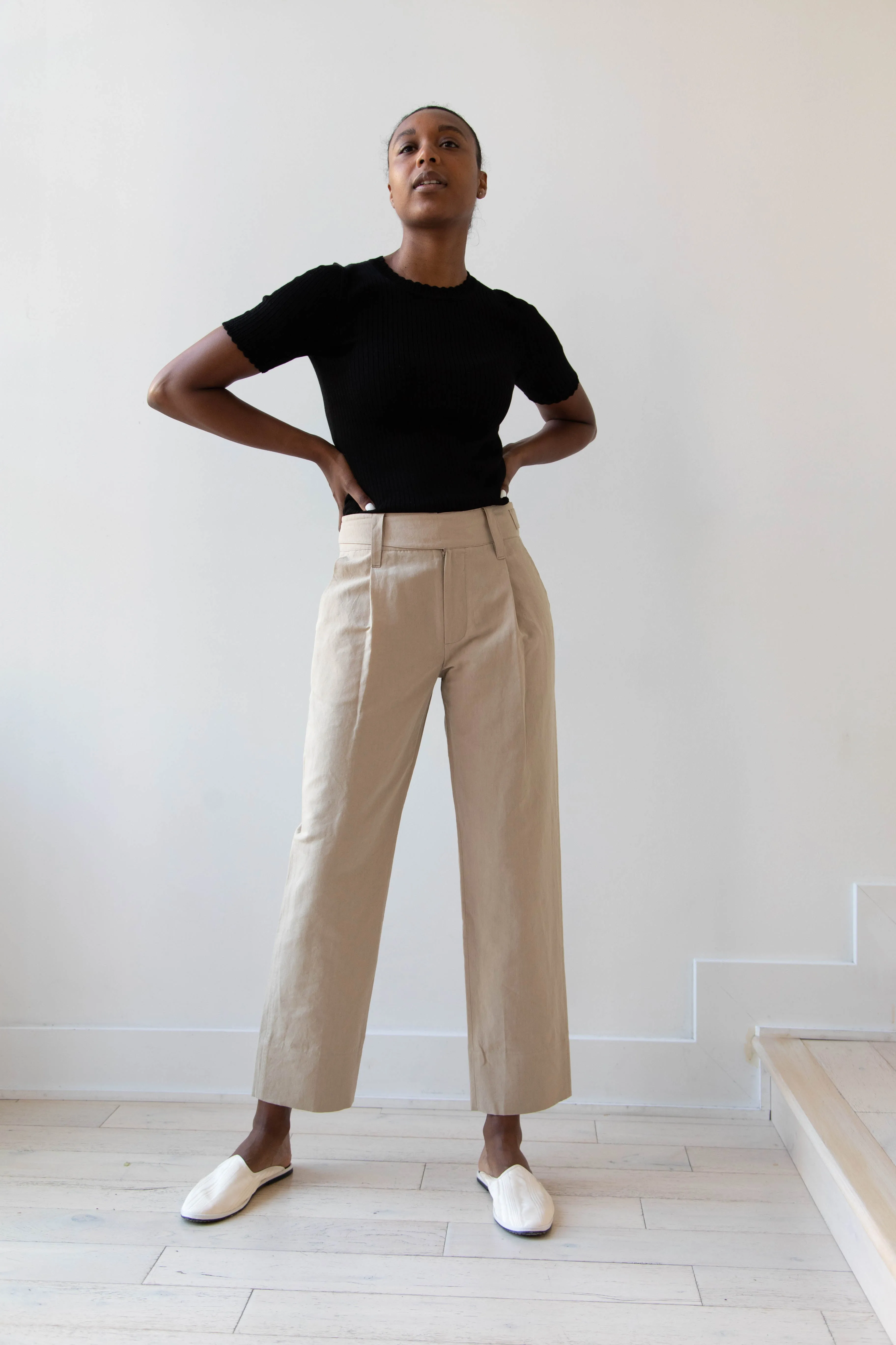 EASTBYEASTWEST | Cotswold Trouser in Matchstick