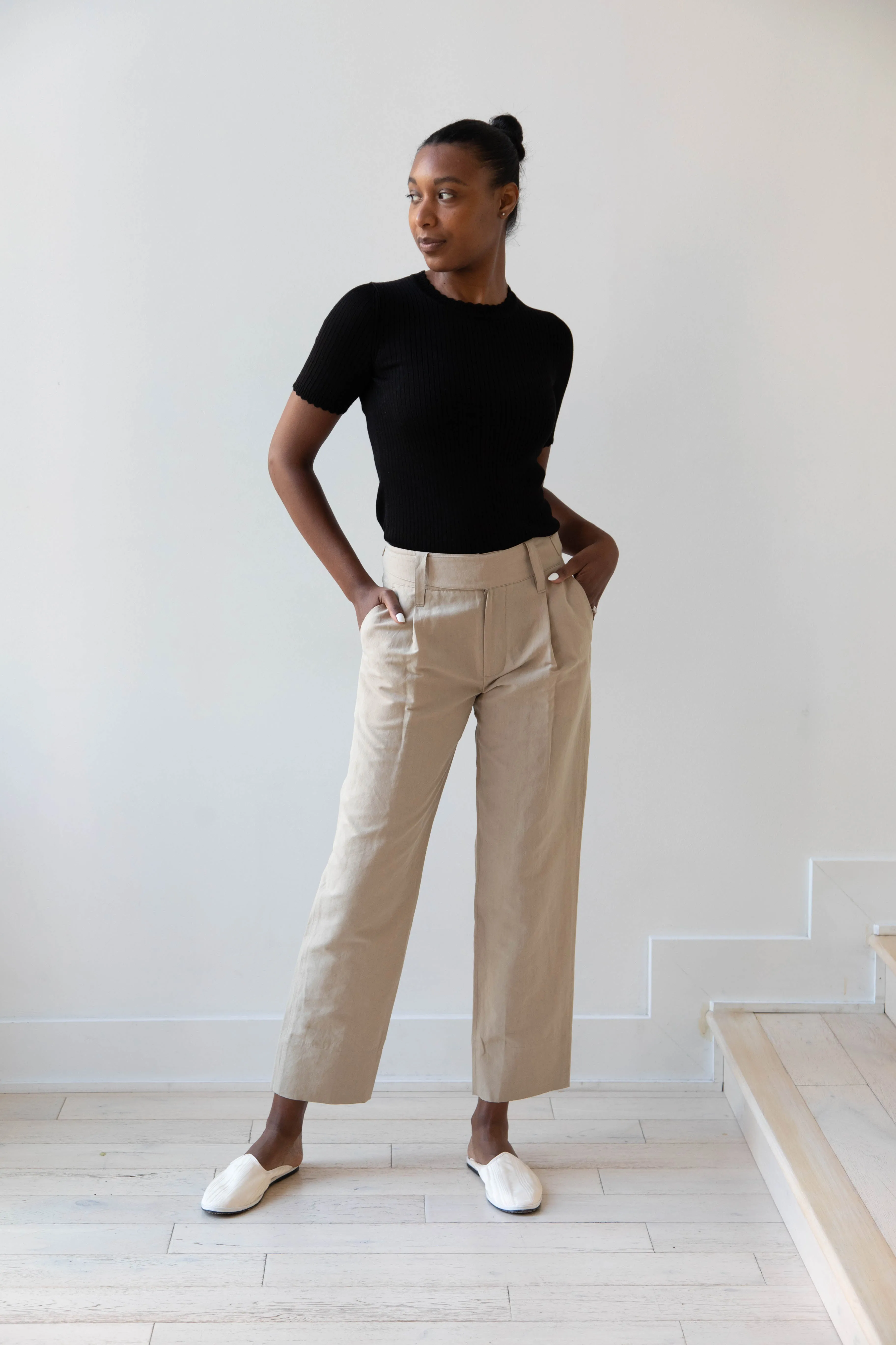 EASTBYEASTWEST | Cotswold Trouser in Matchstick