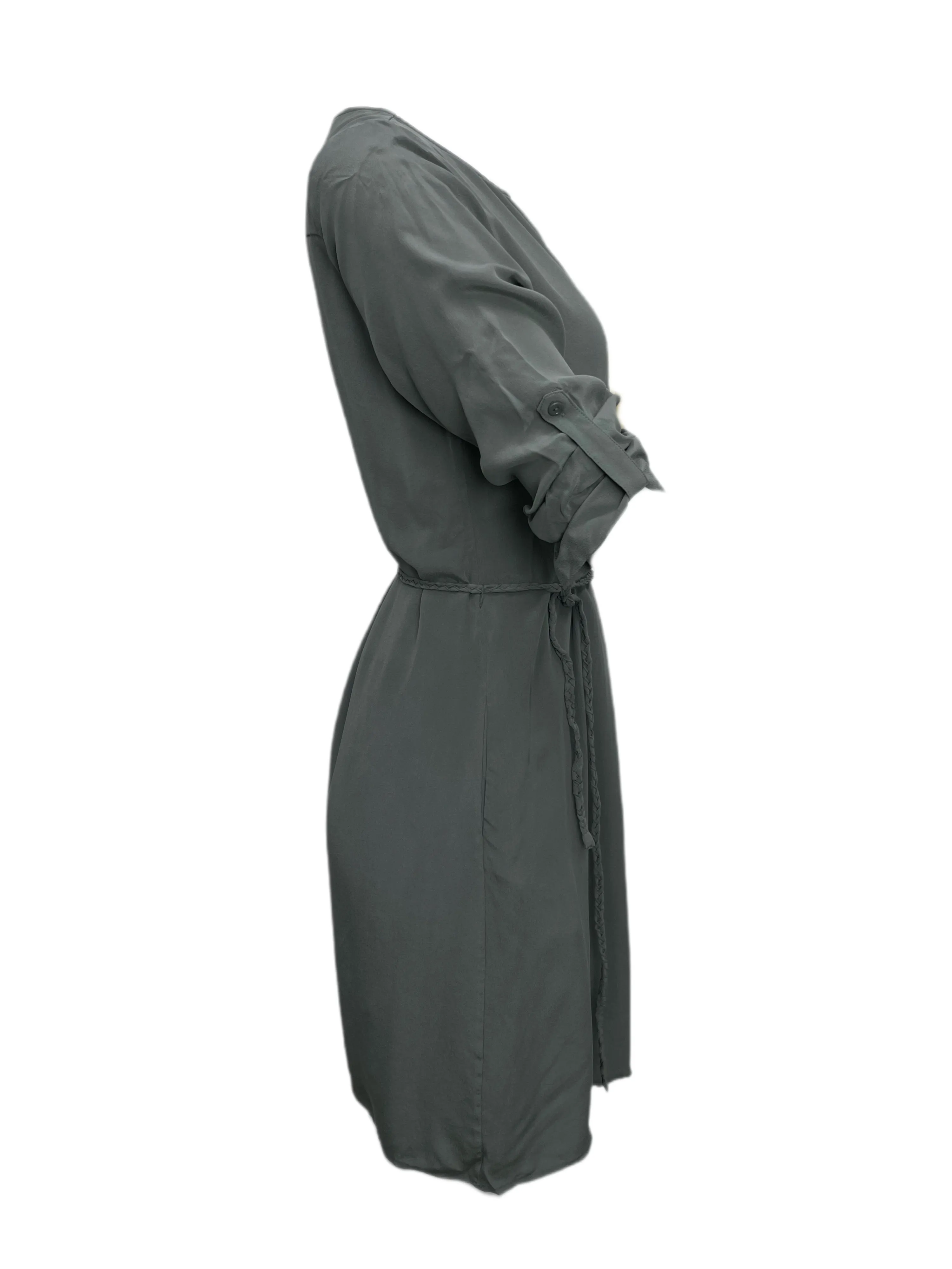 ECRU Women's Fennel Cuffed Sleeves Casual Dress #6037 S NWT