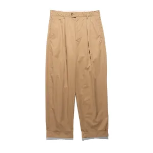 EG Cotton Superfine Twill Carlyle Pant Khaki 25S1F012