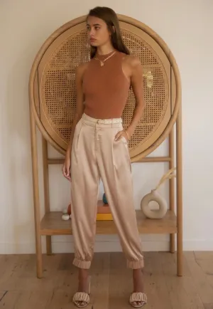 Endless Blu Satin Pants