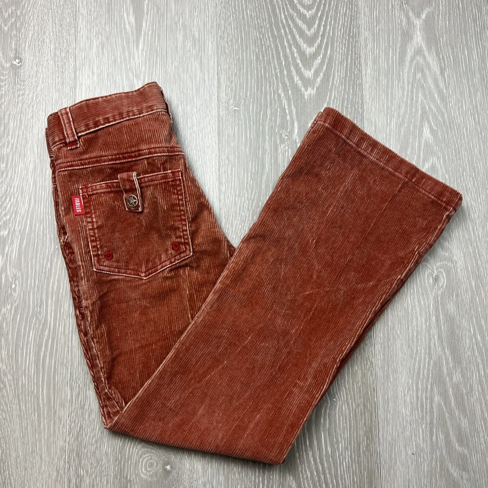 Fables Girls Flared Cord Jeans Size 8-10 Years