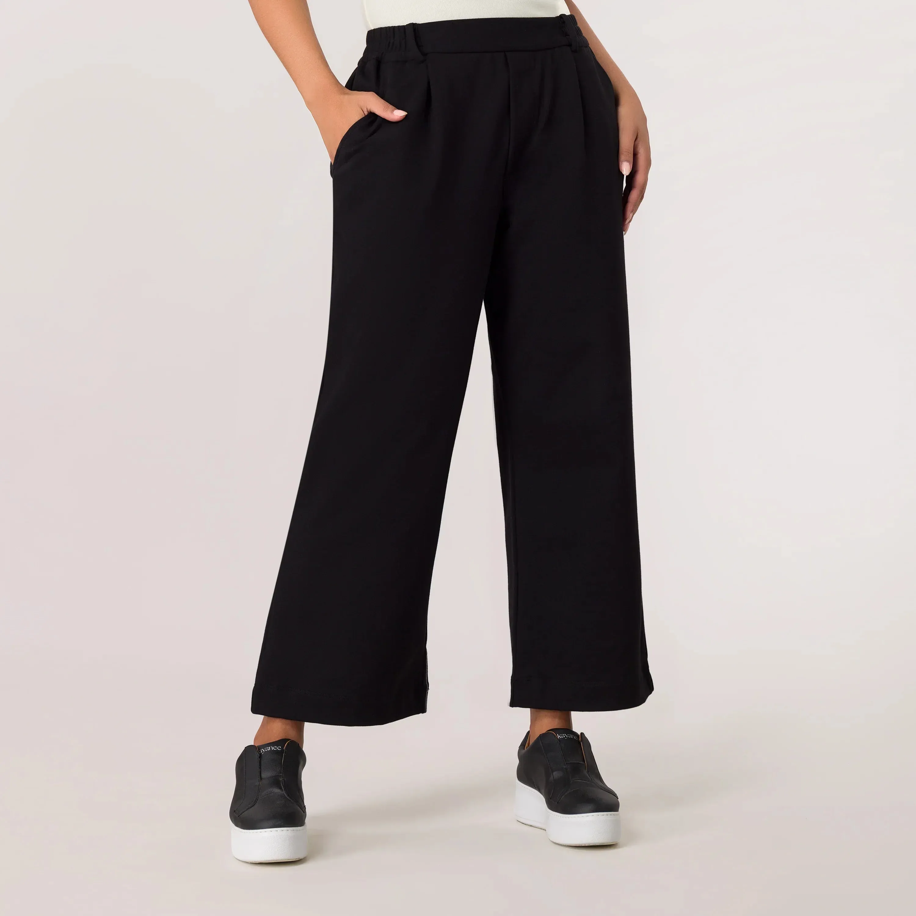 Flare Track Pants - SEASONAL BLACK