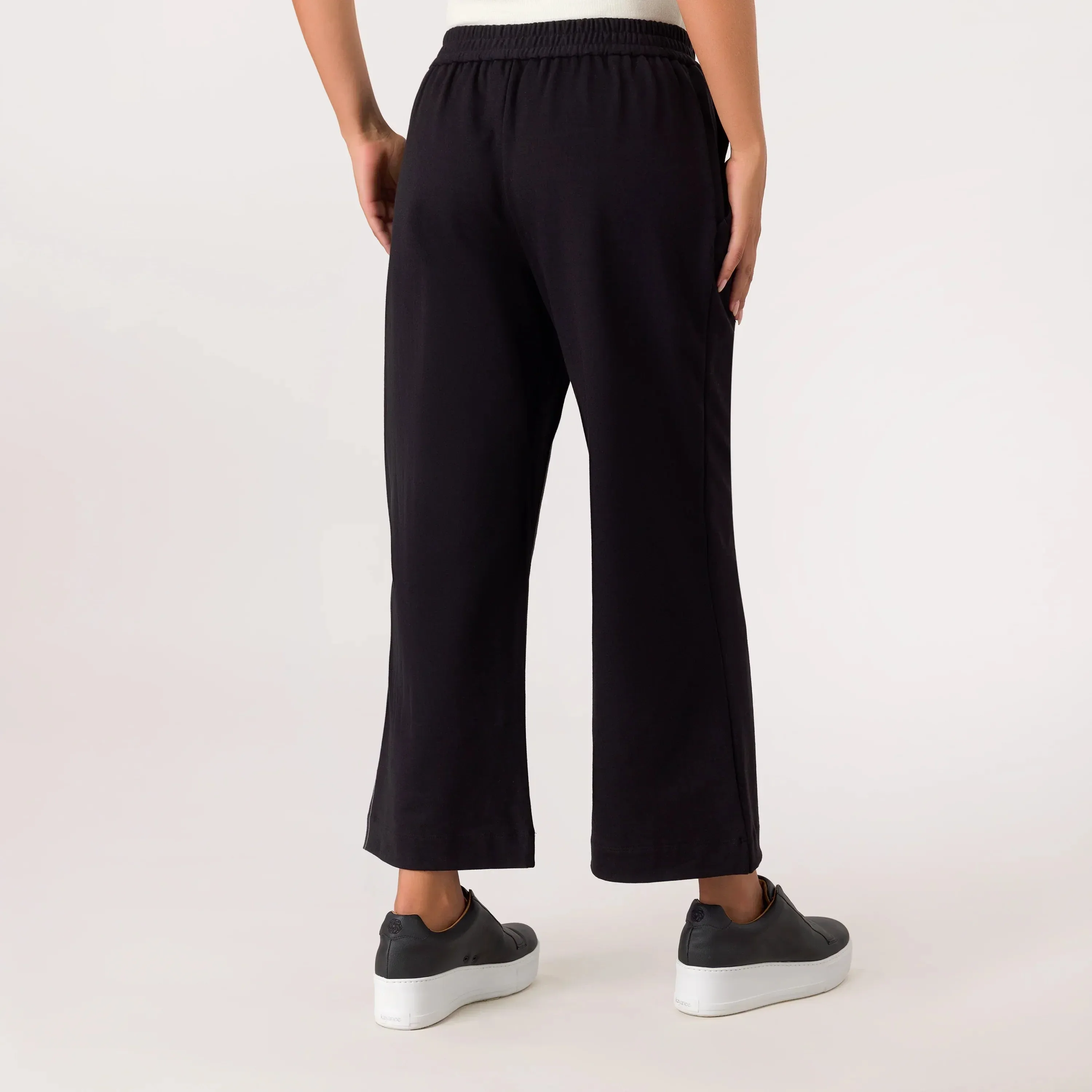 Flare Track Pants - SEASONAL BLACK