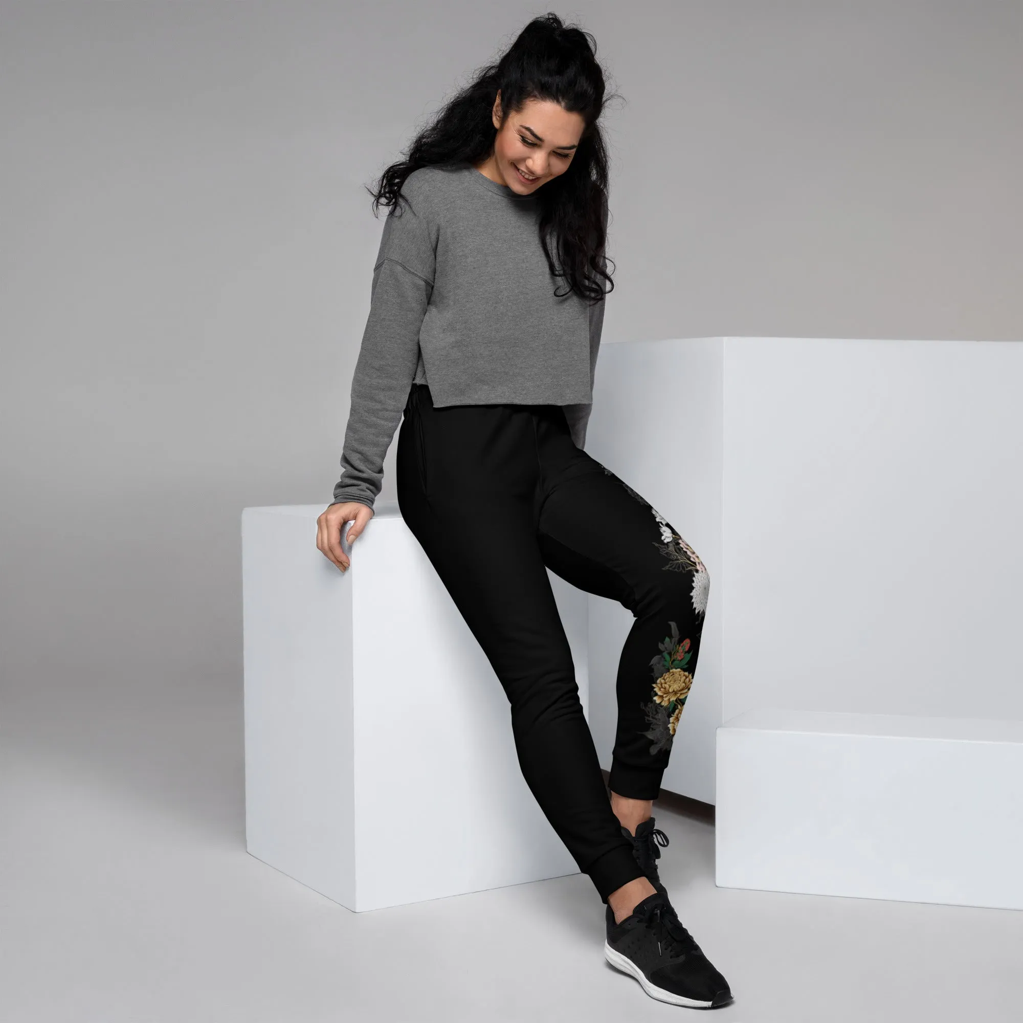 Flowered Women's Joggers