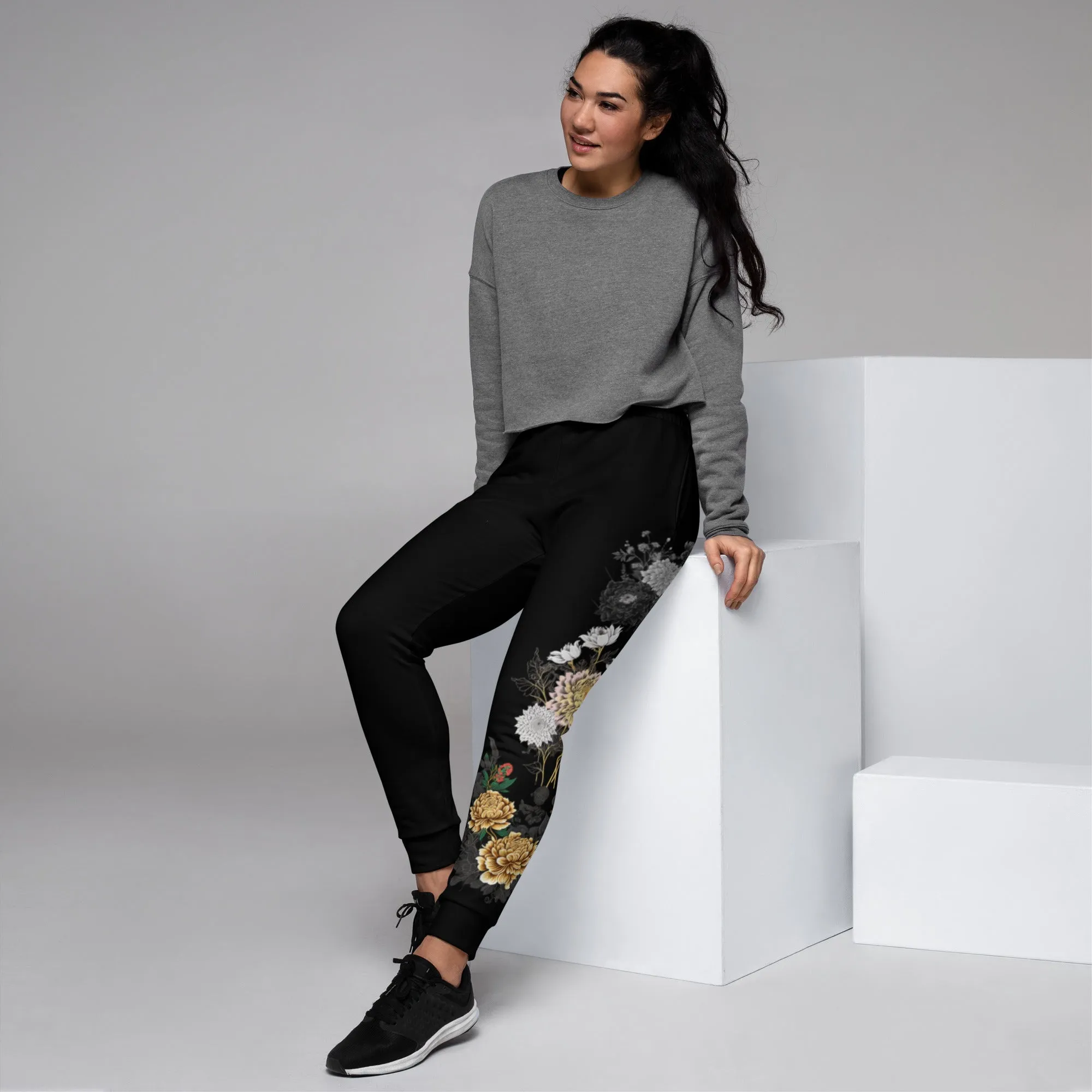 Flowered Women's Joggers