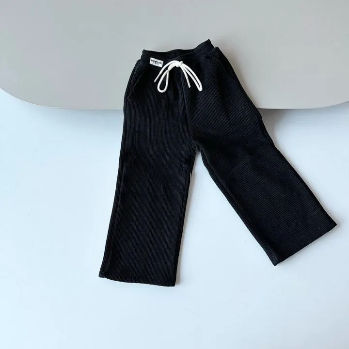 Fluffy Banding Rib Pants