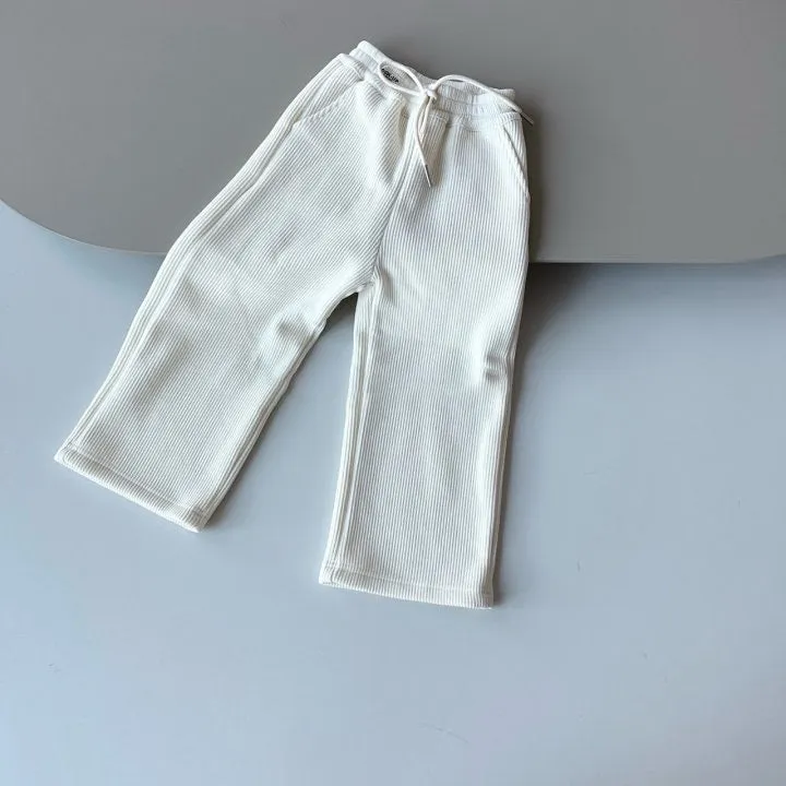 Fluffy Banding Rib Pants