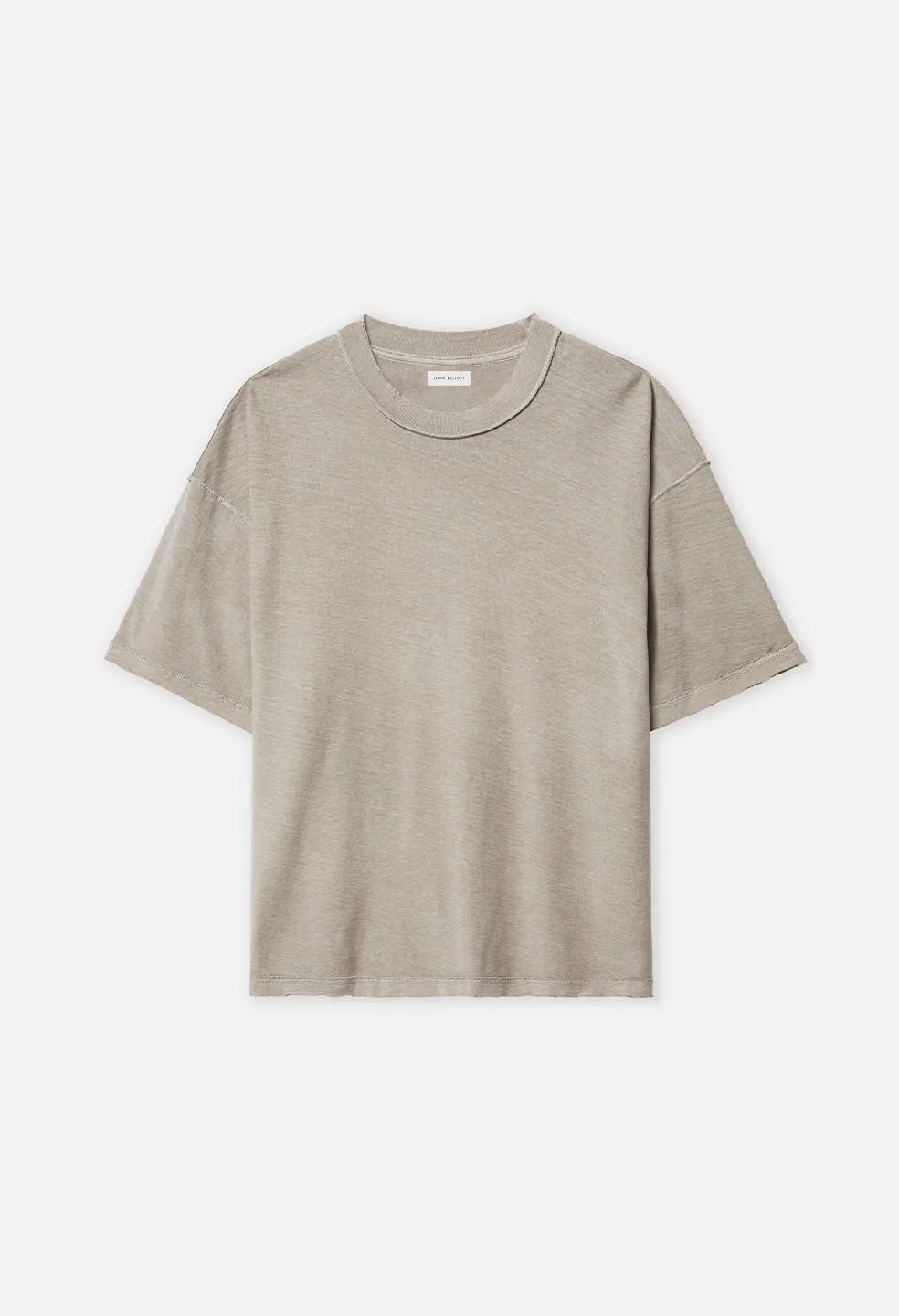 Folsom Reversed Cropped Tee / Vintage Khaki