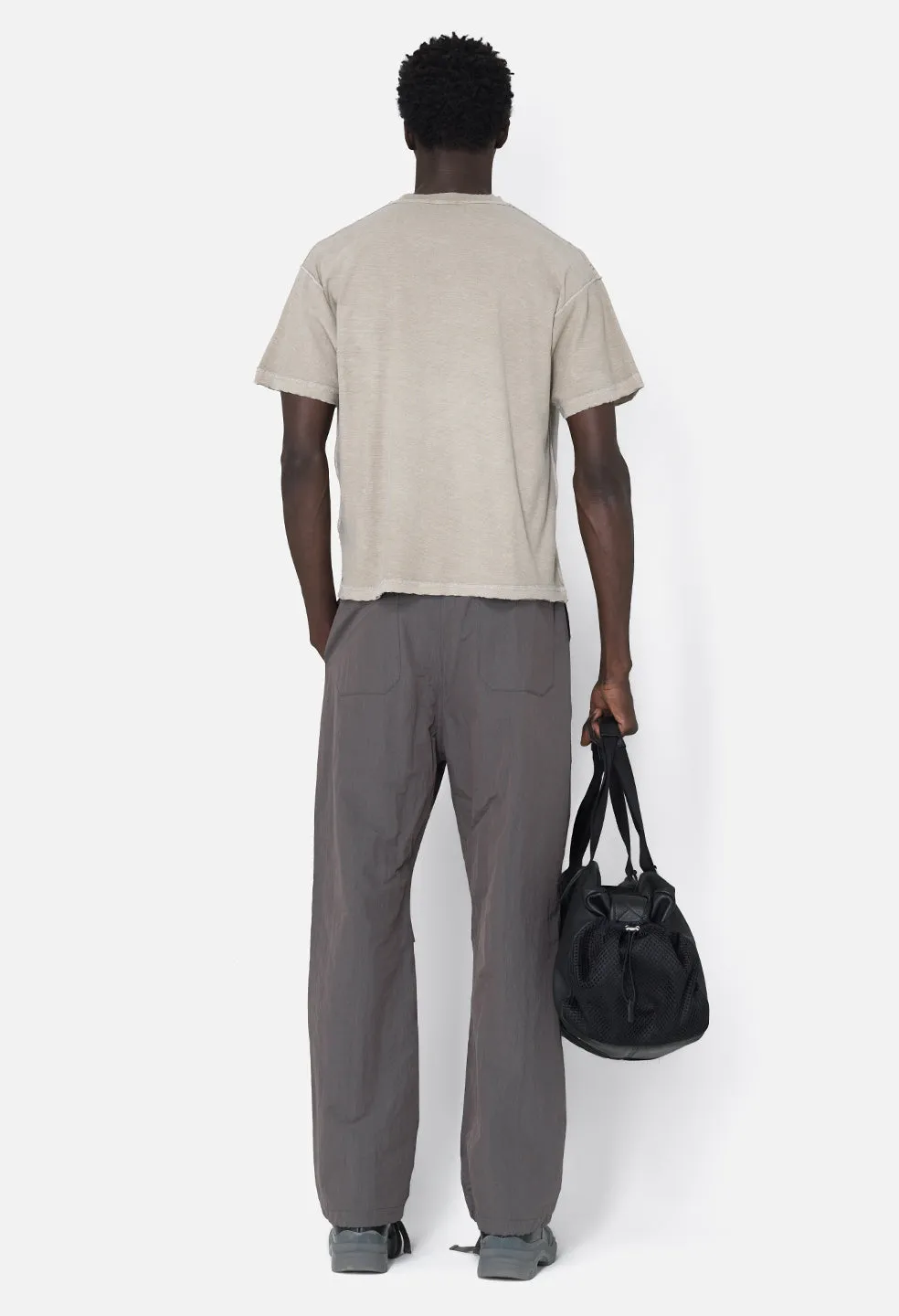 Folsom Reversed Cropped Tee / Vintage Khaki