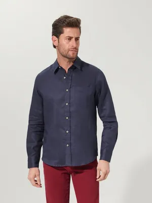 French Navy Linen